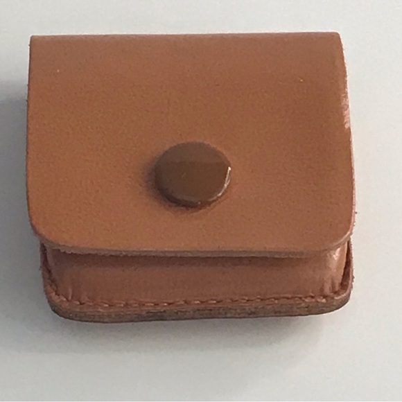 German Brass Folding Spring Loupe Stamp Jeweler Magnifying Glass w/Case - VTG - Picture 3 of 16